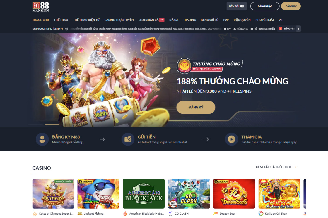 M88 vào Top 10 game nổ hũ uy tín nhất tại Việt Nam 2025