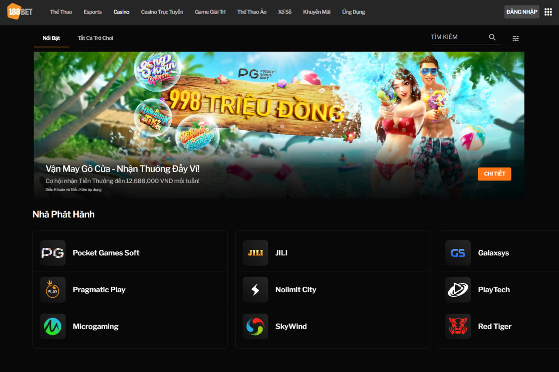 188BET game nổ hũ tại Việt Nam uy tín nhất